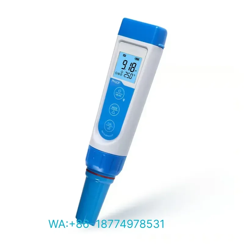 for NADE 2.00 to 16.00 pH PH5F Laboratory Water Quality Analysis Pen Digital Pocket pH Tester Kit for Flat Surface pH