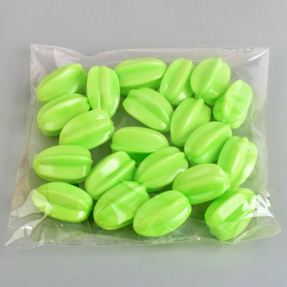 20 قطعة نابض بالحياة محاكاة صغيرة الغذاء نموذج الفراولة الموز الفواكه الاصطناعية نموذج الأناناس الكمثرى محاكاة لعبة المطبخ