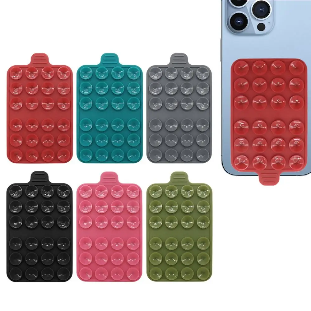 Universal Multifunction Silicone Suction Pad Suction Cup Bracket Durable Silicone Rubber Sucker Pad Double Side Cellphone Stand