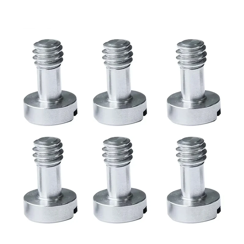 5 sztuk śruba aparatu z szybkozłączką 1/4-20 UNC DSLR śruba mocująca płytkę kompatybilna ze statywem głowica kulowa do montażu na głowicy fotograficznej