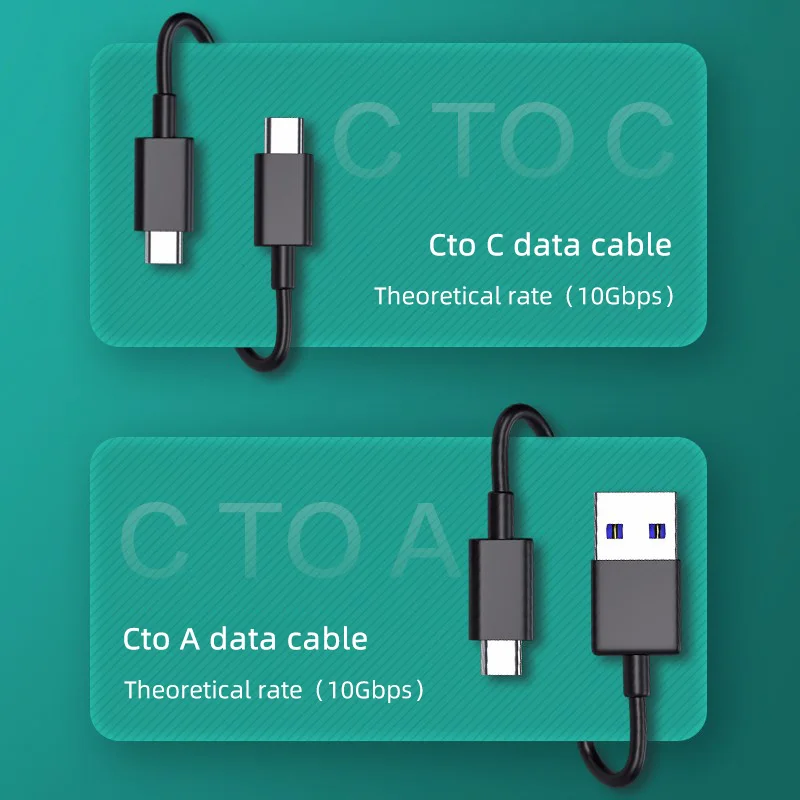 HIKSEMI 10Gbps M.2 NVME SATA SSD Enclosure Tool Free External Adapter USB C 3.1 NVME PCIe Case SSD PCIe M.2 SSD Case Portable