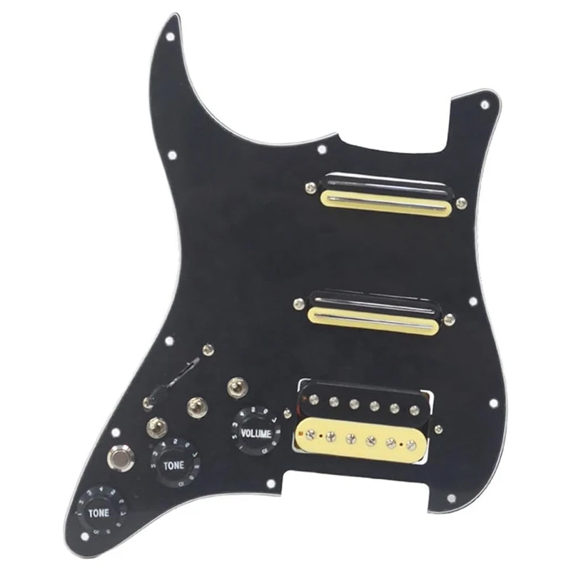 3 Ply Electric Guitar Humbucker Left Handed Pickguard Pickup With Singlecut Wiring Loaded Prewired Swith