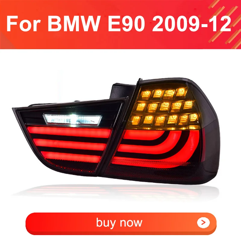 LED Tail Light Assembly for BMW 3 Series E90 2009-2012 Taillights Plug and Play LED Running Brake Reverse Fog Taillight