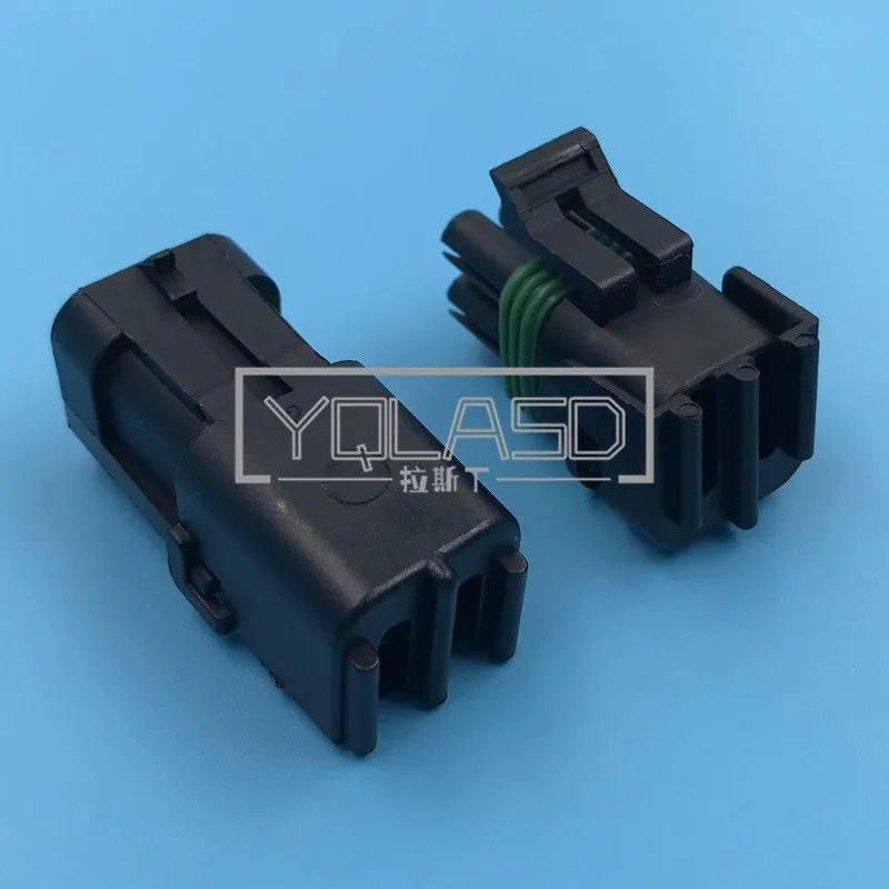 1 Set 4 Way 12015024 12015798 Weather Pack Electrical Harness Connector AC Assembly Sealed Plugs Car Socket