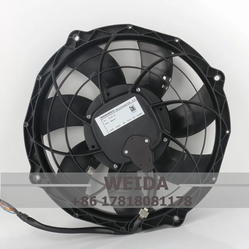 

W3G300-BV25-33 26V DC 380W 14.6A EC Rail Transit Condenser Automotive Air Conditioner Axial Cooling Fan