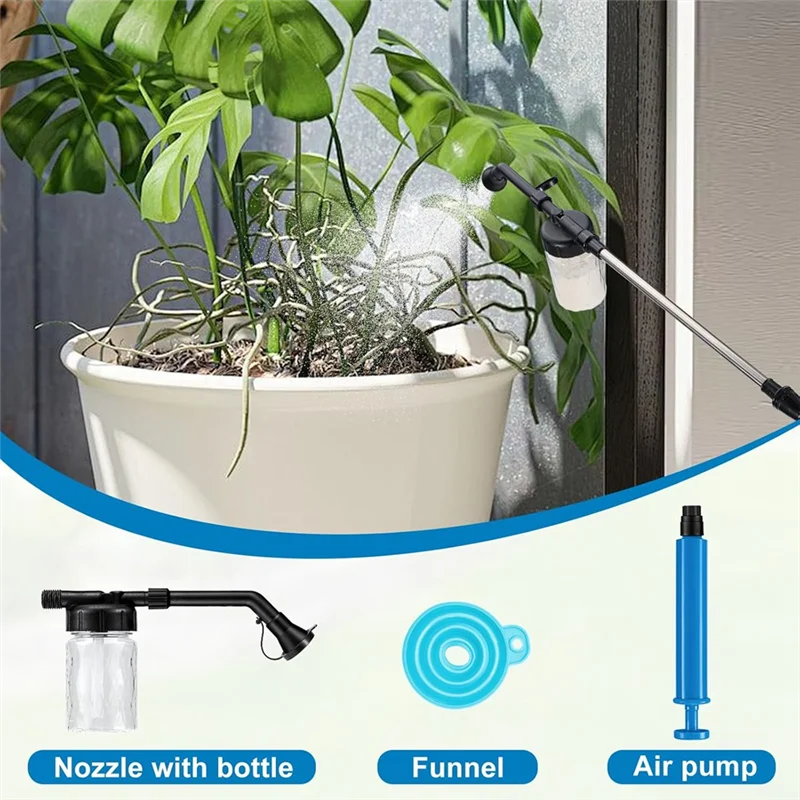 

ABZV-Powder Sprayer, Adjustable 16.5" To 37.4" Garden Powder Applicator Dispenser, Diatomaceous Earth Powder Duster