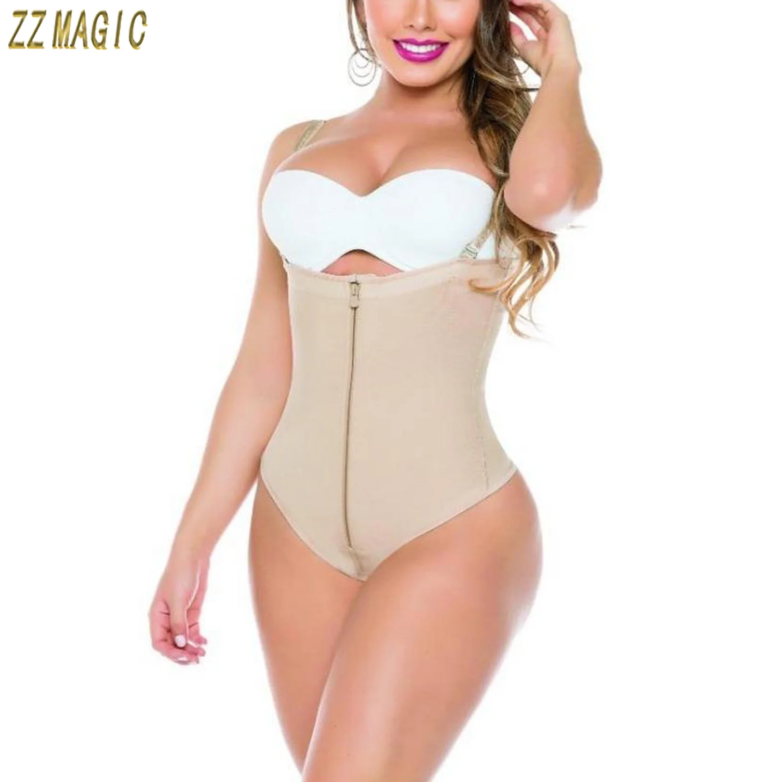 

Women Bodysuit Waist-Sculpting Thong Shapewear Tummy Control Full Body Shaper Slimming Fajas Butt Lifter Corset Tank Tops