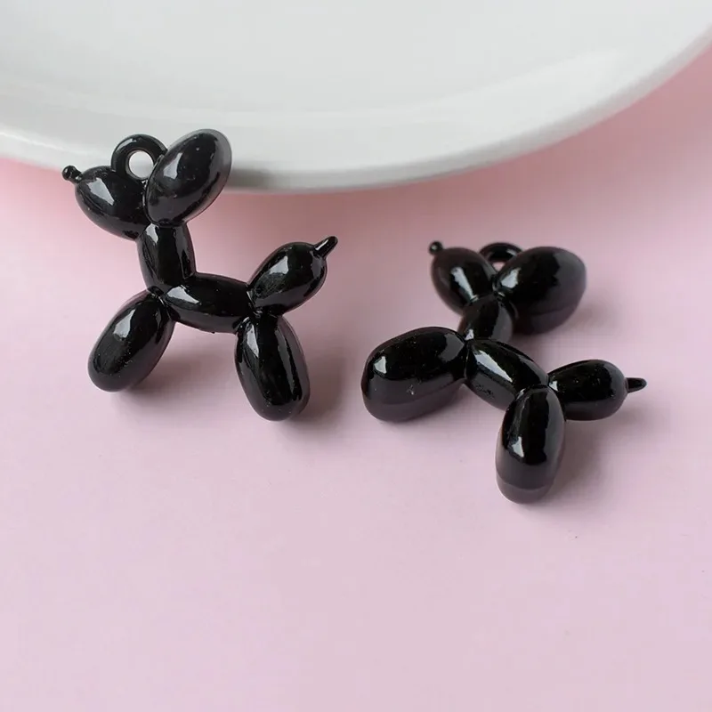 10 Stück Cartoon Ballonhund Harz-Tieranhänger für Halsketten, Armbänder, Schlüsselanhänger, DIY Schmuckherstellung Zubehör – Detail 7
