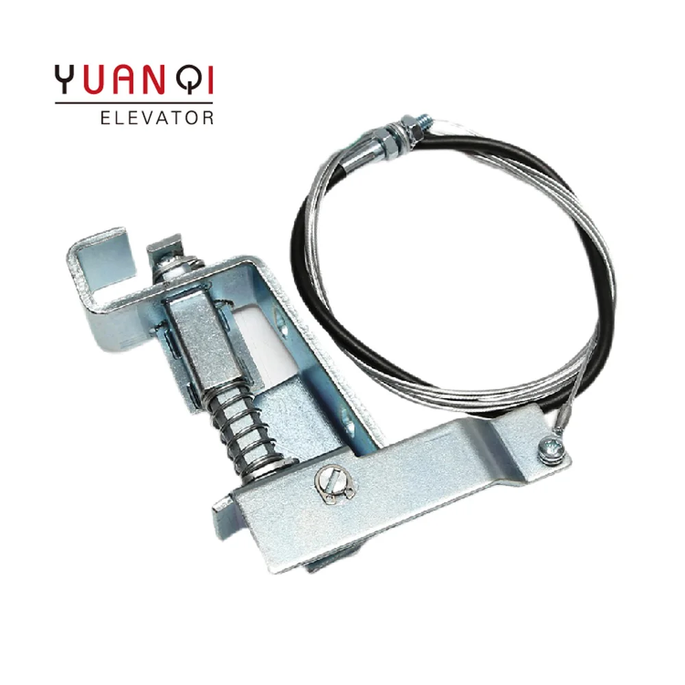 

Yuanqi Lift Spare Parts Elevator F9 Door Knife Hook Mechanical Lock Car Wire Rope Unlocking Device