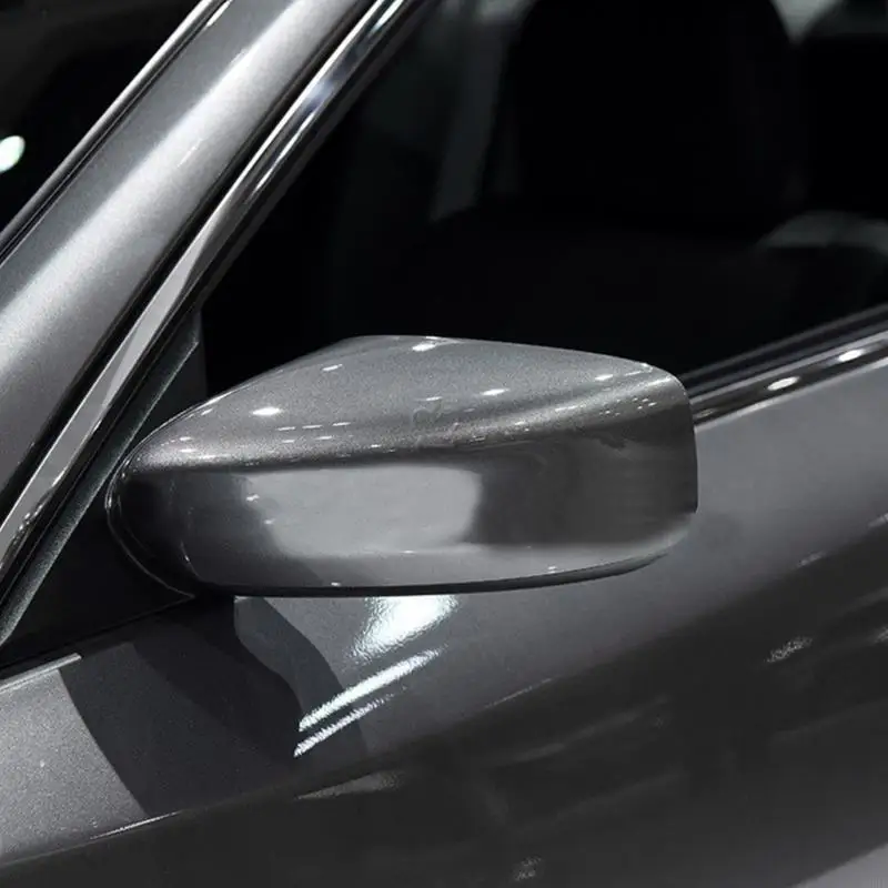 

Sedan Black Car Door Side Rearview Cover Cap Car Rearview Decoration H9EE