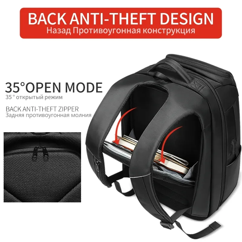 Mochila Bags Backpack Men Multifunction Large Capacity Male USB Charging Port Laptop School Backpacks