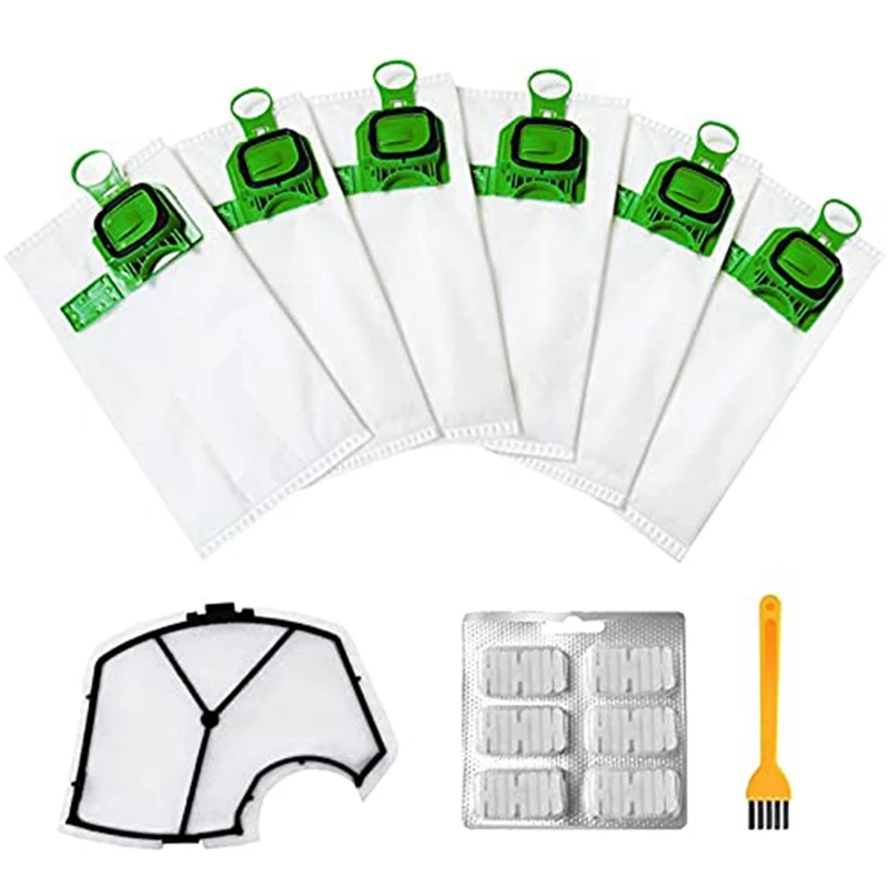 For Kobold Vacuum Cleaner Bag Kit Compatible For Vorwerk Kobold VK140 VK150