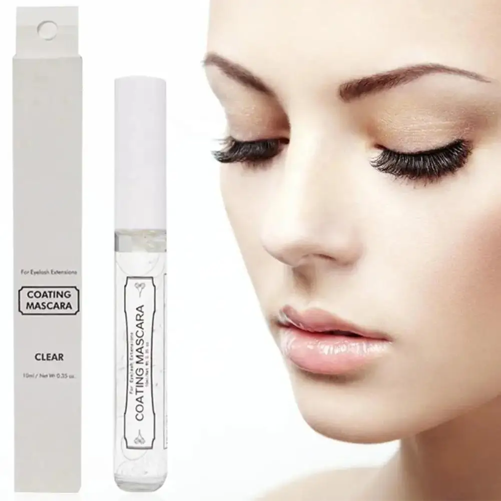 10Ml Transparante Wimpercoating Versterken Wimperextensions Voeden Natuurlijke, Langdurige Wimperstylingvloeistof