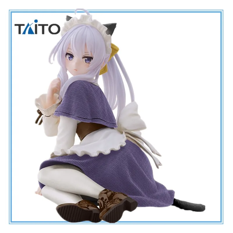 

Original TAITO Wandering Witch: The Journey of Elaina Elaina Cute Kawaii PVC 13cm Anime Character Model Collection Toys Gifts