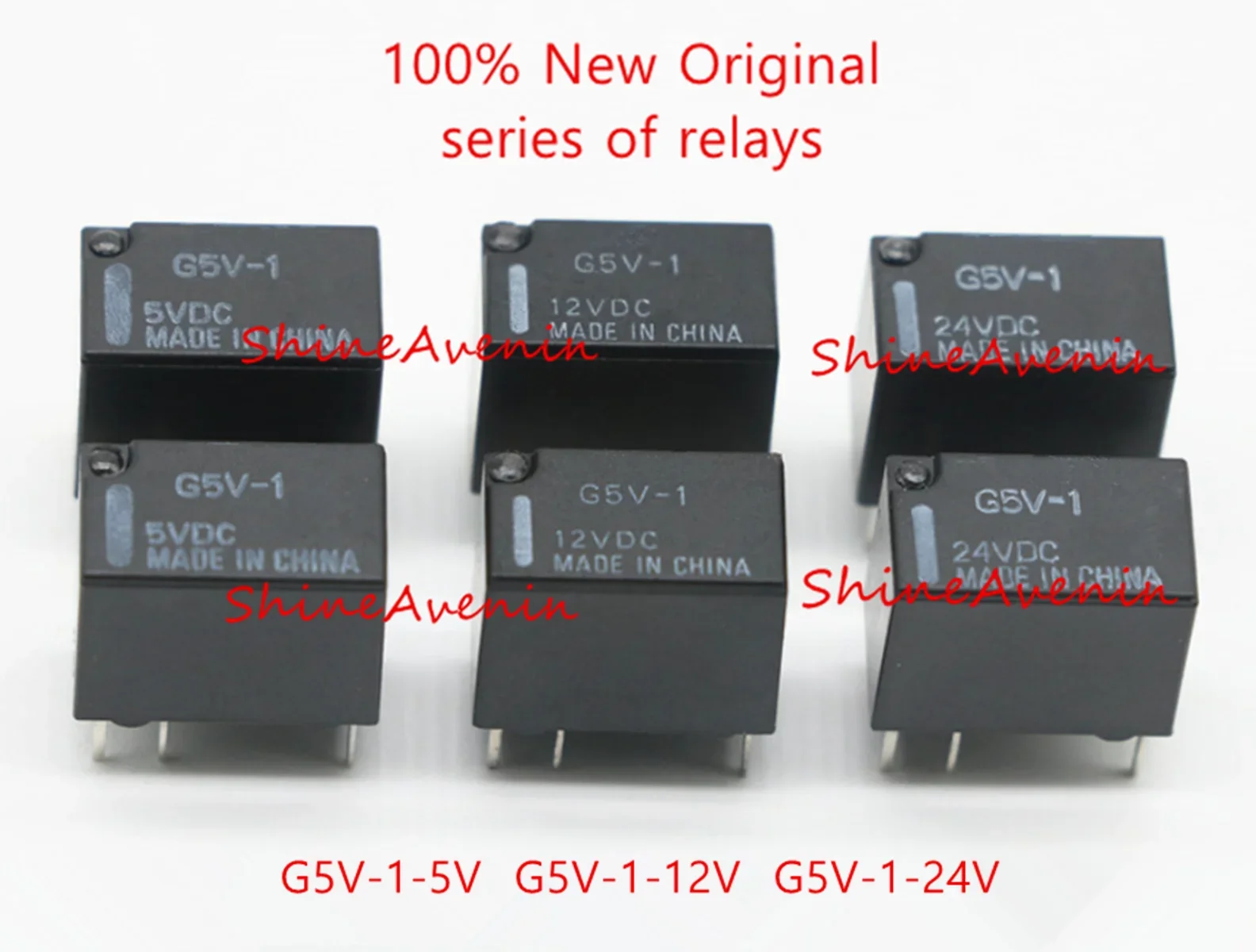 15pcs G5V-1-5V G5V-1-12V G5V-1-24V    G5V-2-5V  G5V-2-6V G5V-2-12V  G5V-2-24V  G5V-1F-5V  DIP Full series relay