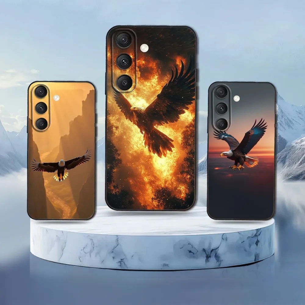 

Fierce eagle Phone Case For Samsung Galaxy S25,S24,S21,S22,S23,S30,Ultra,S20,Plus,Fe,Lite,Note,10,9,5G Black Cover