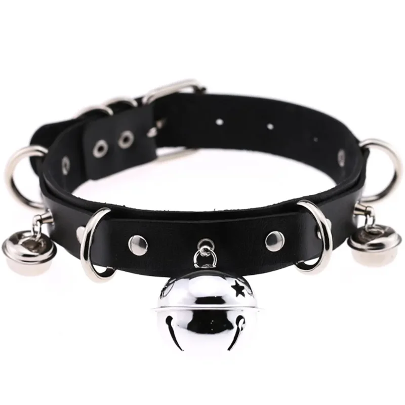 1Pc Harajuku Gothic Spike Niet Stern Halsketten Collares Hip Hop Rock Schwarz Bowknot PU Spitze Leder Sexy Y2K Mädchen halsband Schmuck