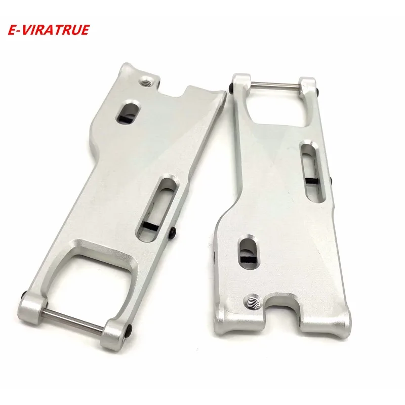 E-VIRATRUE 7075Aluminum Front Suspension Arms For TRAXXAS SLEDGE 1/8