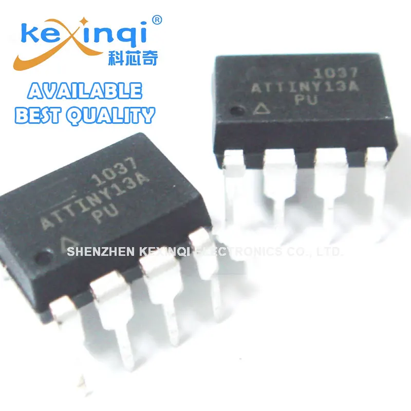 5pcs/lot ATTINY13A-PU DIP8 8-bit Microcontroller-MCU Chip IC Integrated Circuit