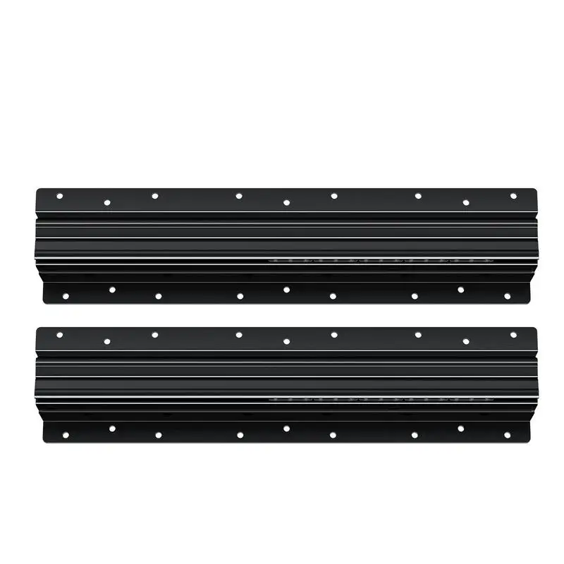

Undermount Drawer Slides, 16 inch, Full Extension Ball Bearing Under Stair Cabinet Rails, 260 LB Load Capacity Heavy Duty Bottom Stair Cabinet Glides Track Runners,for DIY Replacement, Black