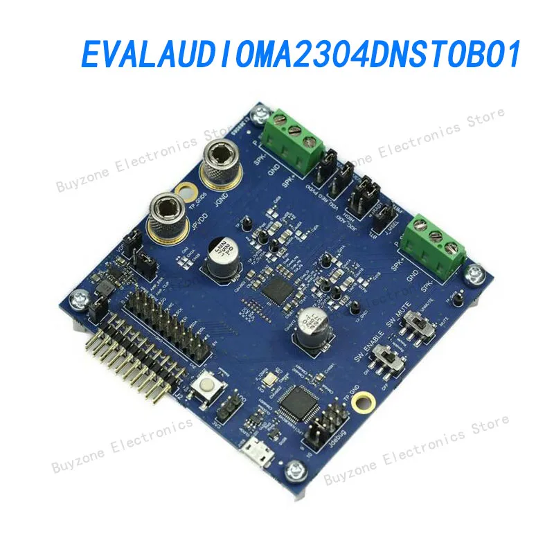 EVALAUDIOMA2304DNSTOBO1 Evaluation board, MA2304DNS, class d audio amplifier, 3 interface boards.