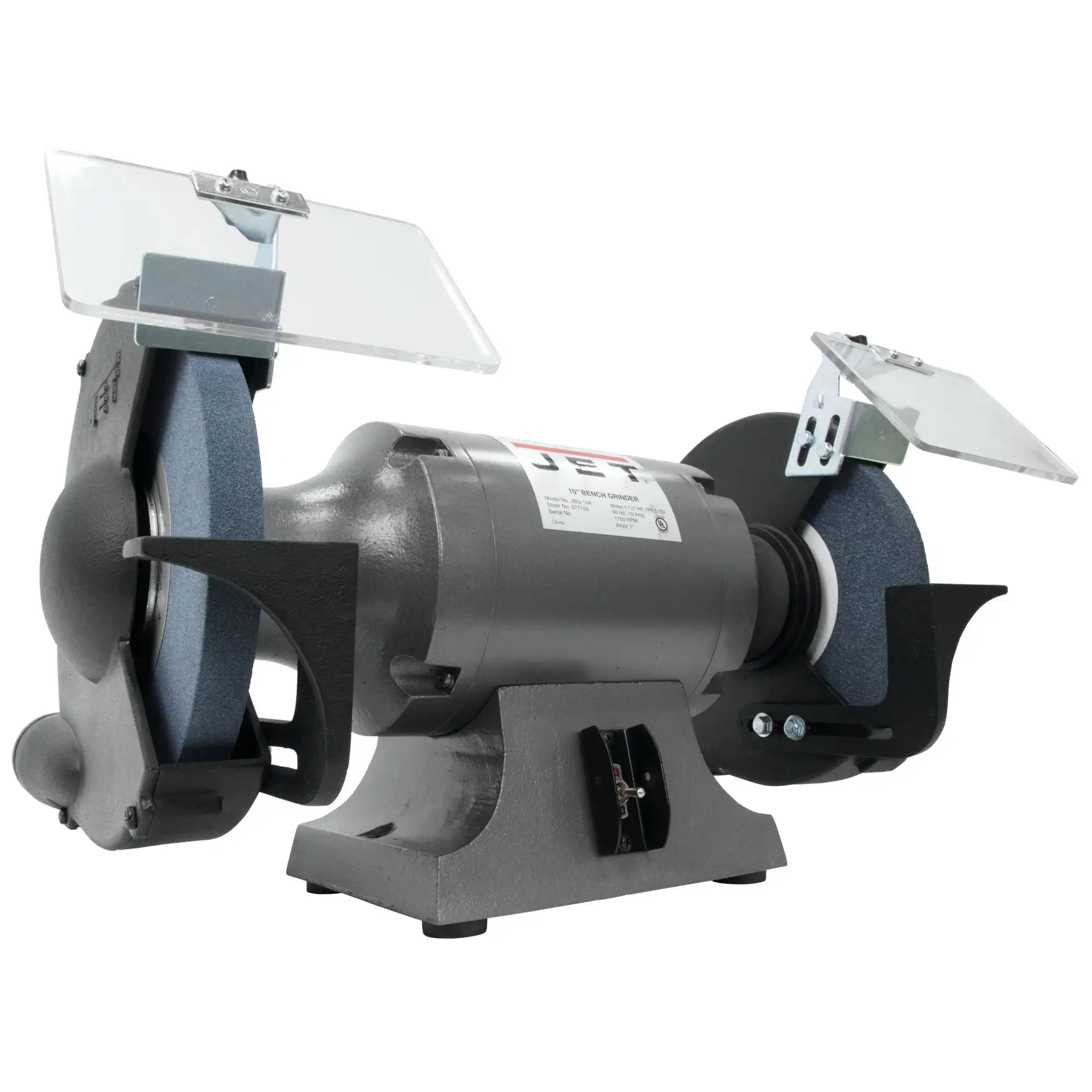 Electric 10-Inch Industrial Grade Bench Grinder with Stand for Grinding Tasks