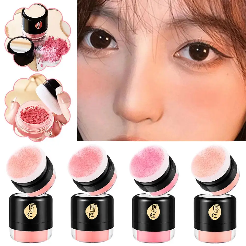 Coreano Rosto Em Pó Blush, Controle De Óleo, Almofada De Ar Blush, Soft Brightening, Blush Cosmético Nude, Nourishi, B3L6