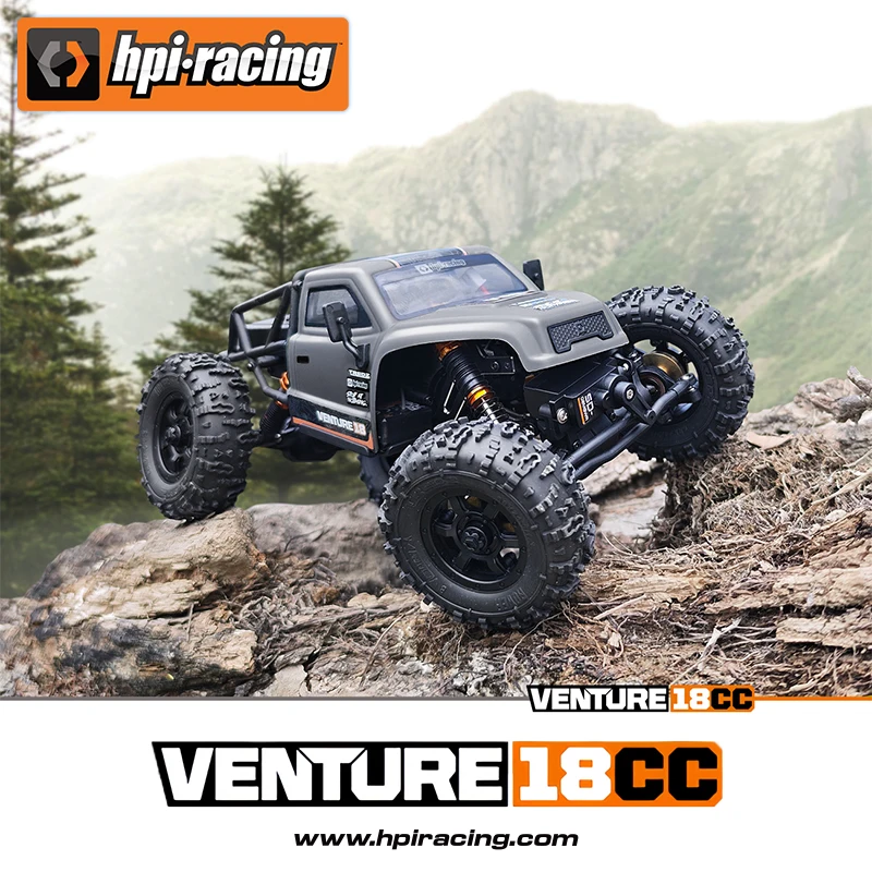 HPI Venture18 CC Flux Brushless RC Car Competition Grade Remote Control Electric Four-Wheel Drive Off-Road Climbing Vehicle