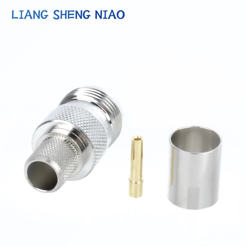 Conector hembra tipo N 50-3-5-7 conector coaxial N-K