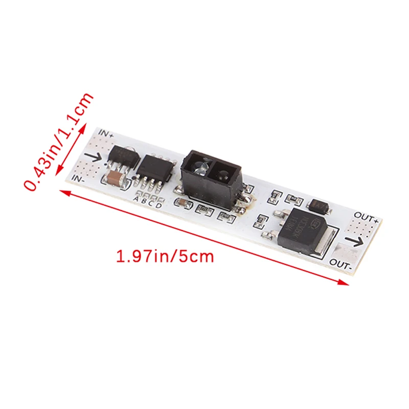 1Pc 5V 12V 24V 72W Dimmable Sensor Hand Wave Dimmer PIR for Touch Switch Module  for Kitchen Cabinet LED Lights