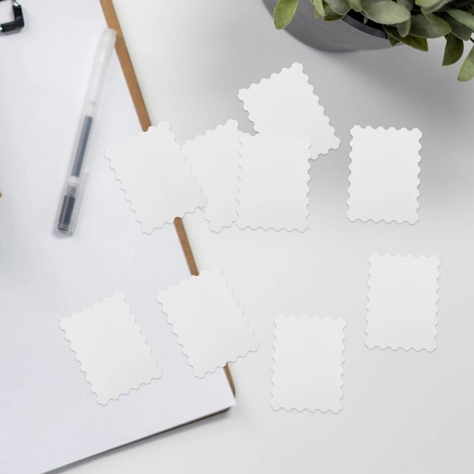 

25Pcs Watercolor Postcards Blank DIY Greeting Cards Mailable Postcards Invitation Card Supplies Stamp Frame Cutting Die Art