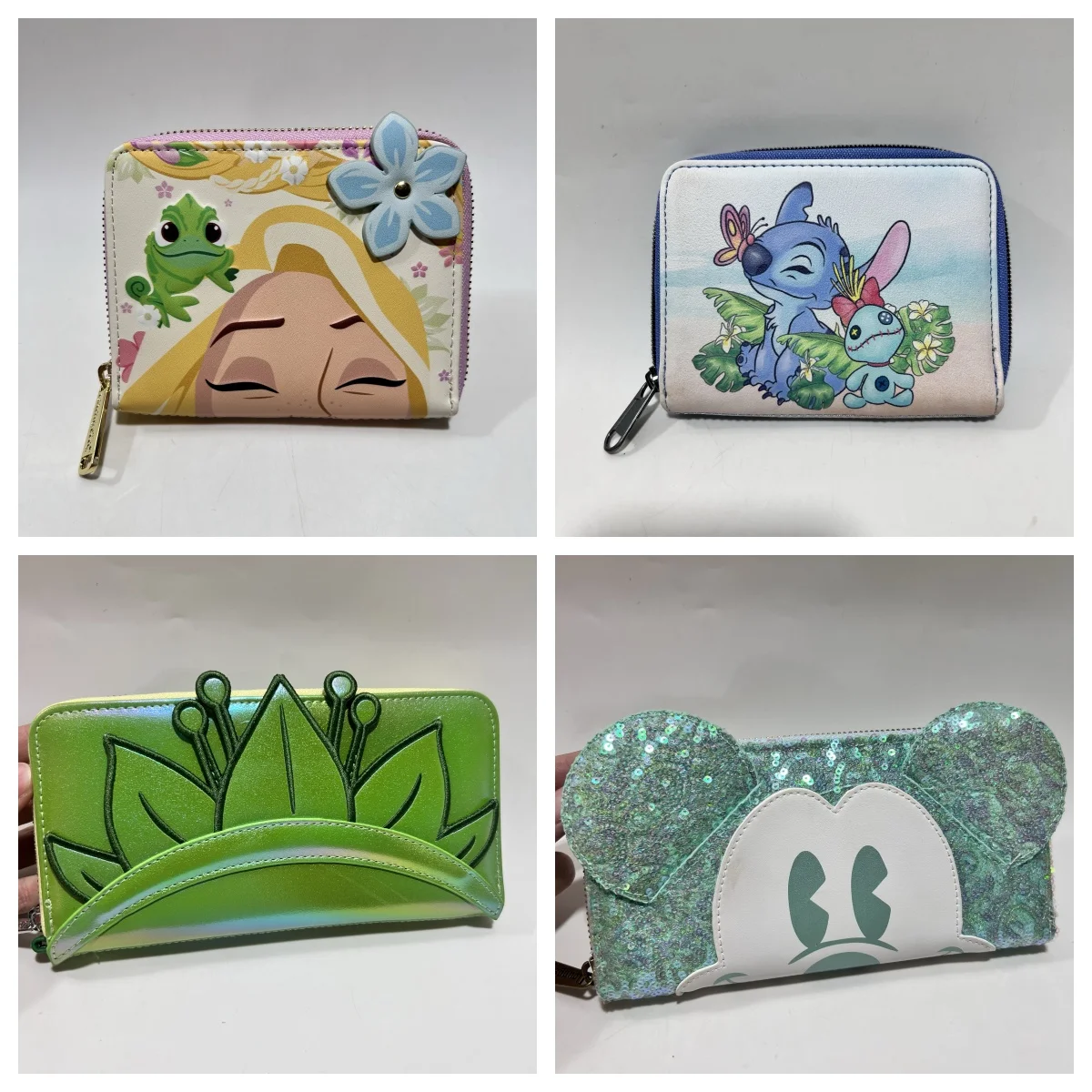 

New Foreign Trade Export Cute Cartoon Mary Cat Mickey Mouse Goofy Printed Fashion Trend Wallet Card Bag In Stock