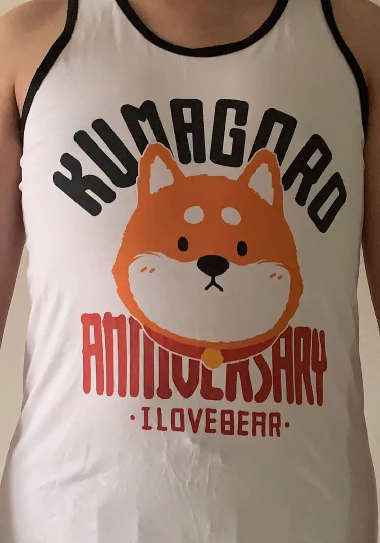 New Limited Edition KUMAGORO Tank Tops Gym Bear Gay Sleeveless Singlet Men's Undershirt Male Fitness Muscle Vest XL XXL 3XL 4XL