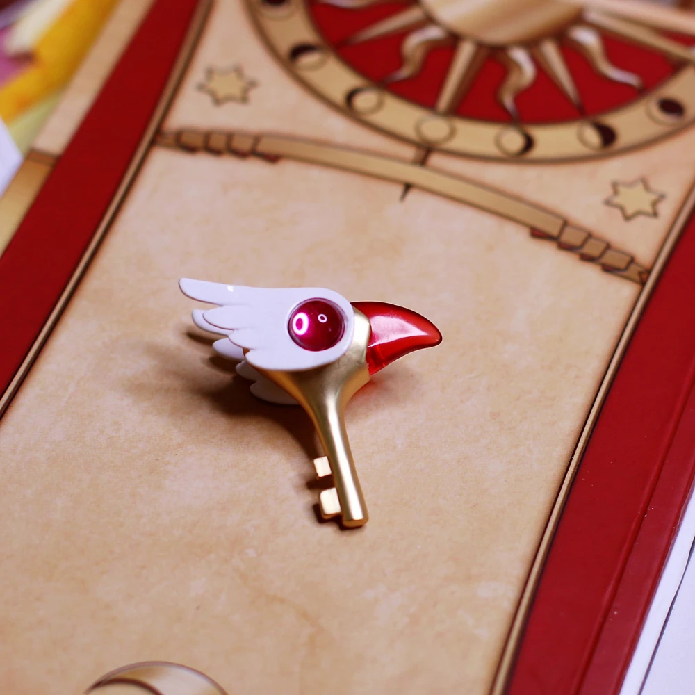 Anime Cardcaptor Sakura Kolo Brand Magic Bird Head Key collana per uomini e donne Fan regali di natale