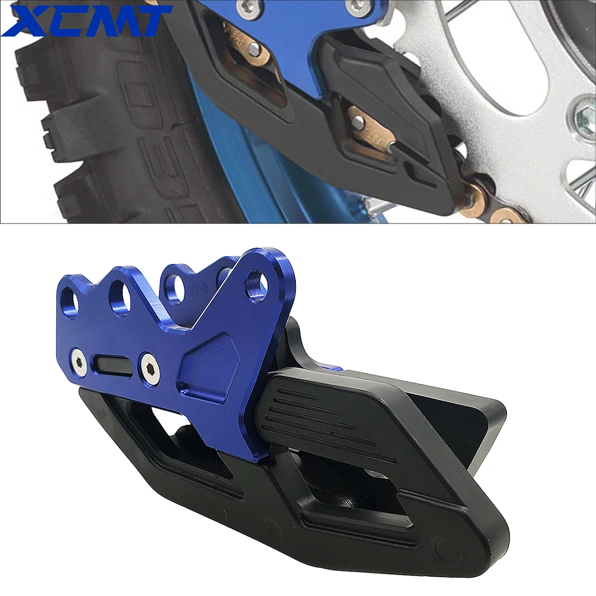 

Motorcycle Chain Guide Guard Protection For Yamaha YZ125 YZ250 YZ250F YZ450F YZ125X YZ250X YZ250FX YZ450FX WR250F WR450F 08-2022