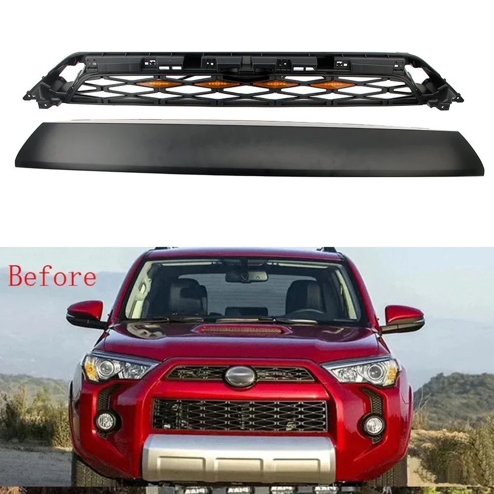 

Новая сетка переднего бампера, модифицированная с решеткой для Toyota 4RUNNER 2016-2019 гг.