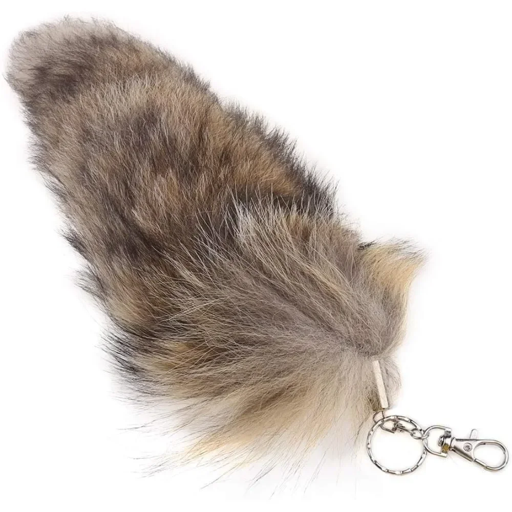 

Hot Large Fox Tail Fur Tassel Bag Tag Keychain Strap Chain New Imitate Fox Fur Fox Tail