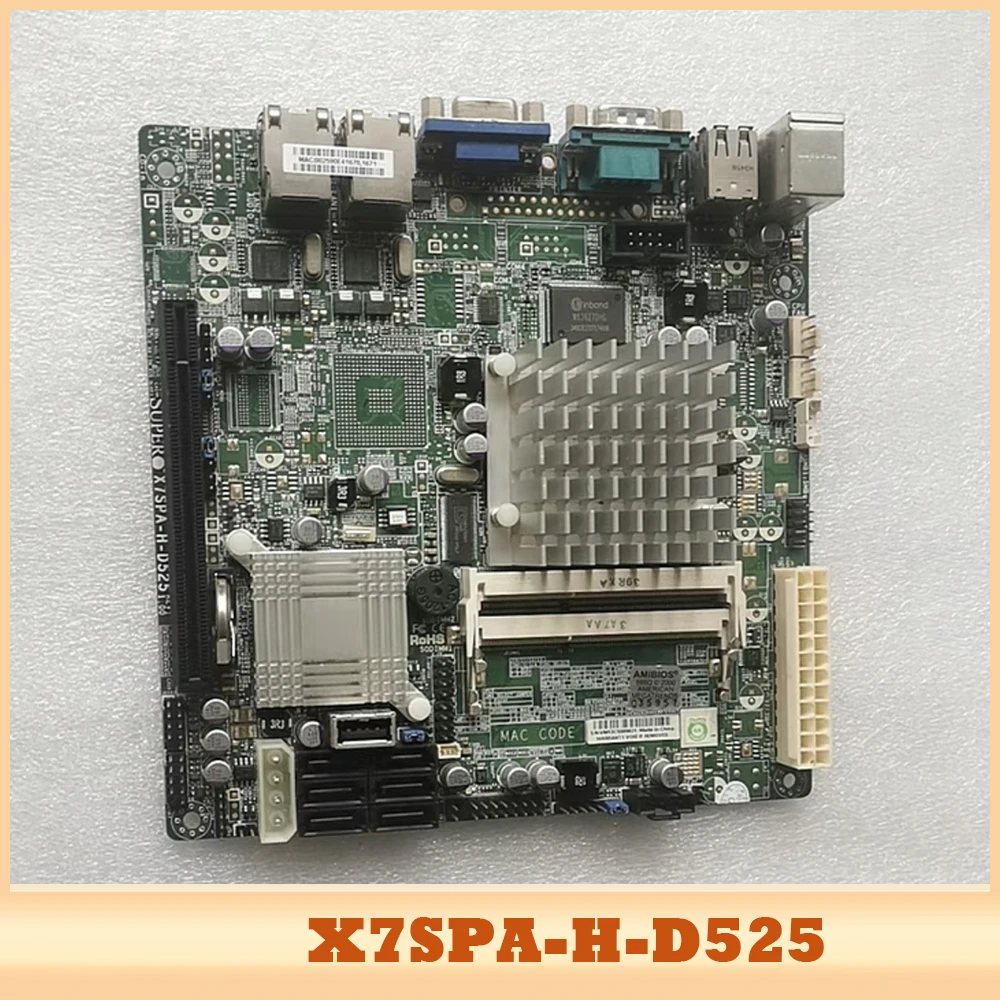 DDR3 Industrial Control Motherboard X7SPA-H-D525