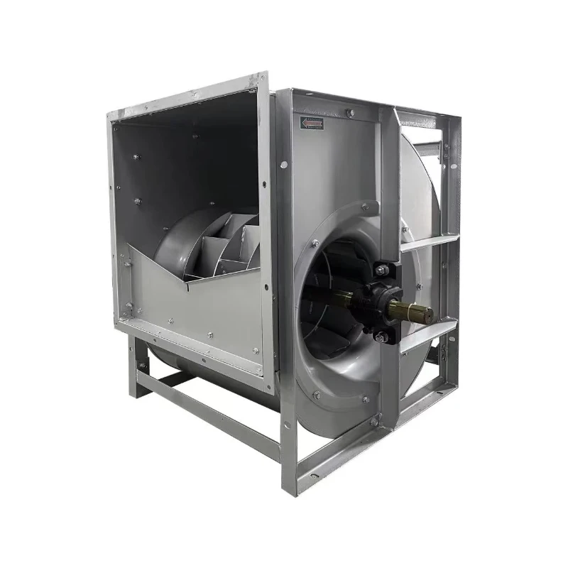 

Industrial ventilation systems are powered by a commercial backward centrifugal fan belt