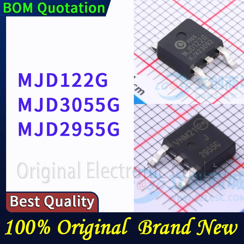 

20 шт./лот MJD122G MJD3055G MJD2955G В наличии Оригинальные высококачественные товары