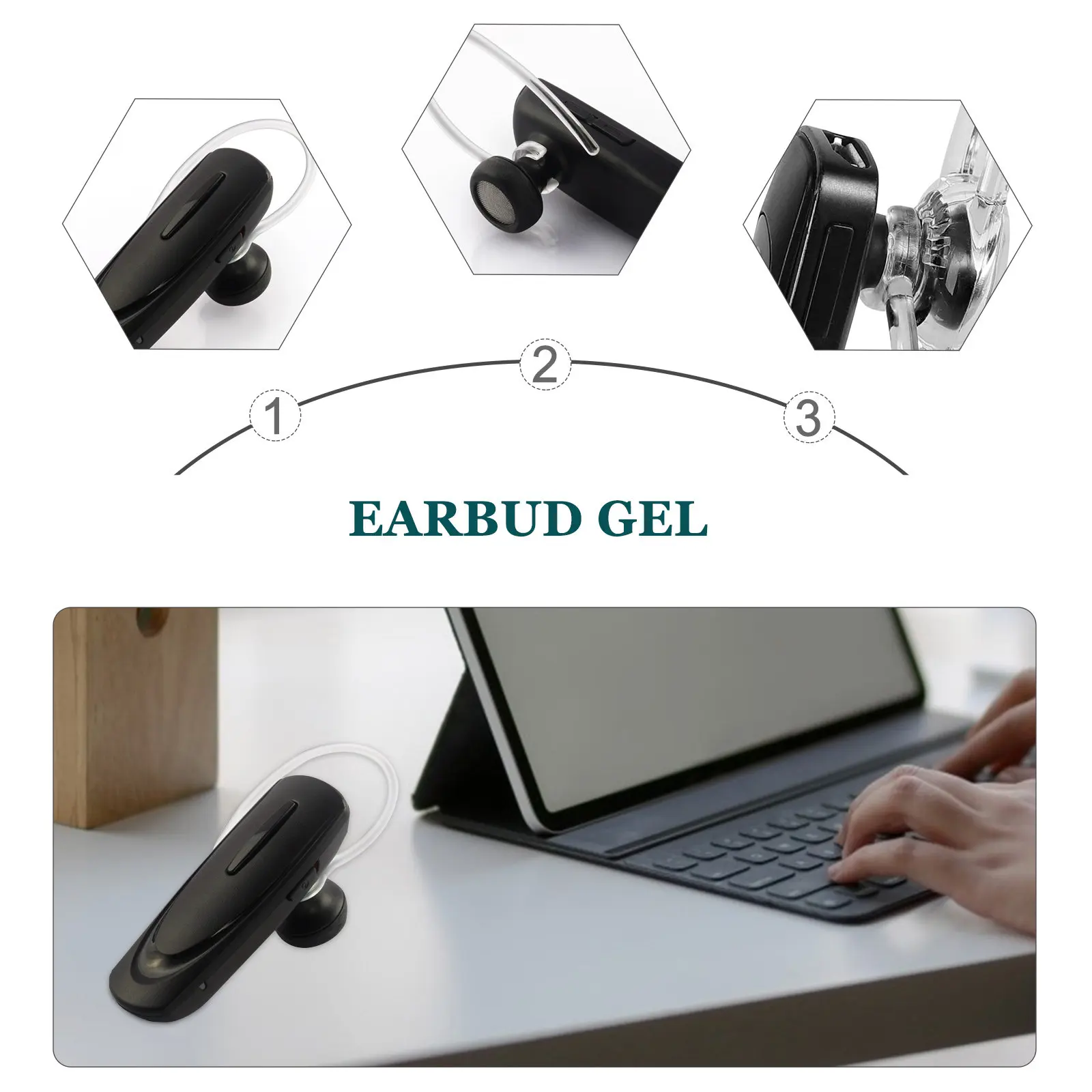 

20 шт. прозрачных гелевых насадок-крючков для наушников, высококачественные, креативный дизайн, популярные практичные аксессуары