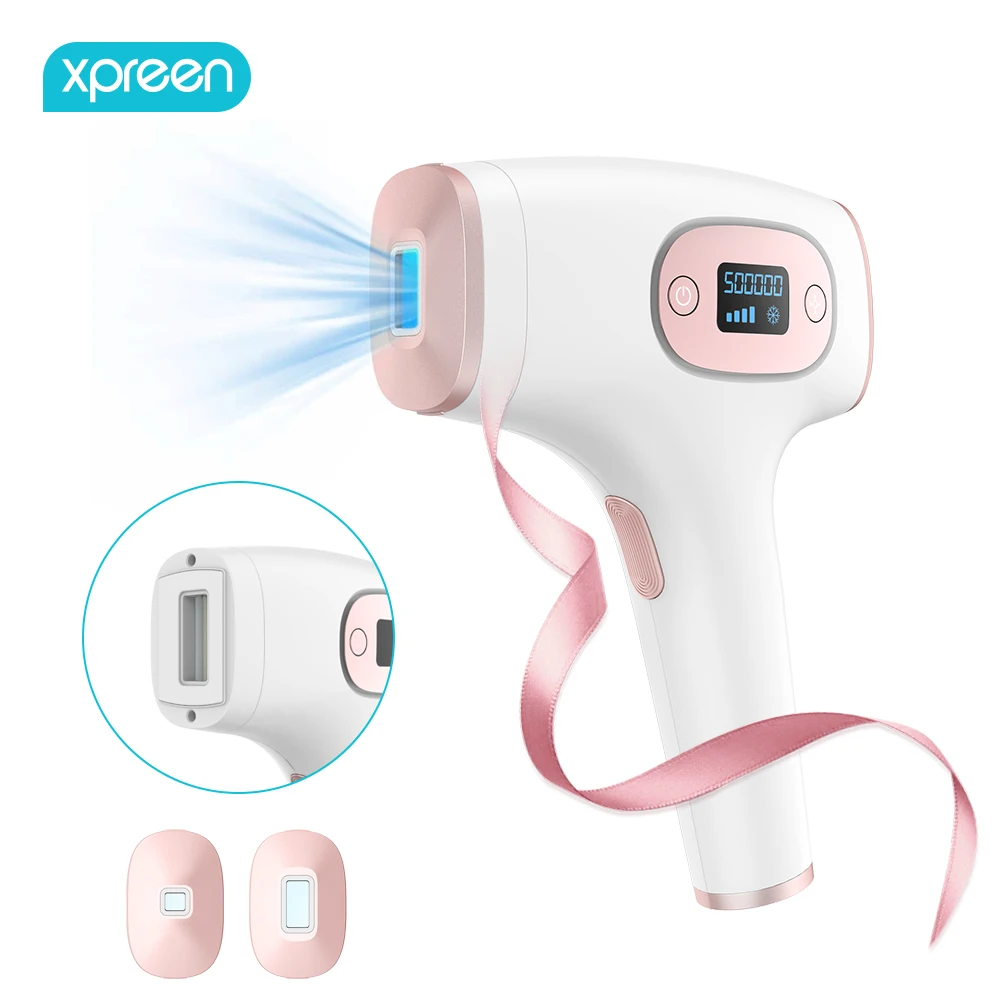 

Professional cold IPL laser hair removal system with painless flash function, suitable for face and body, home use, firming skin