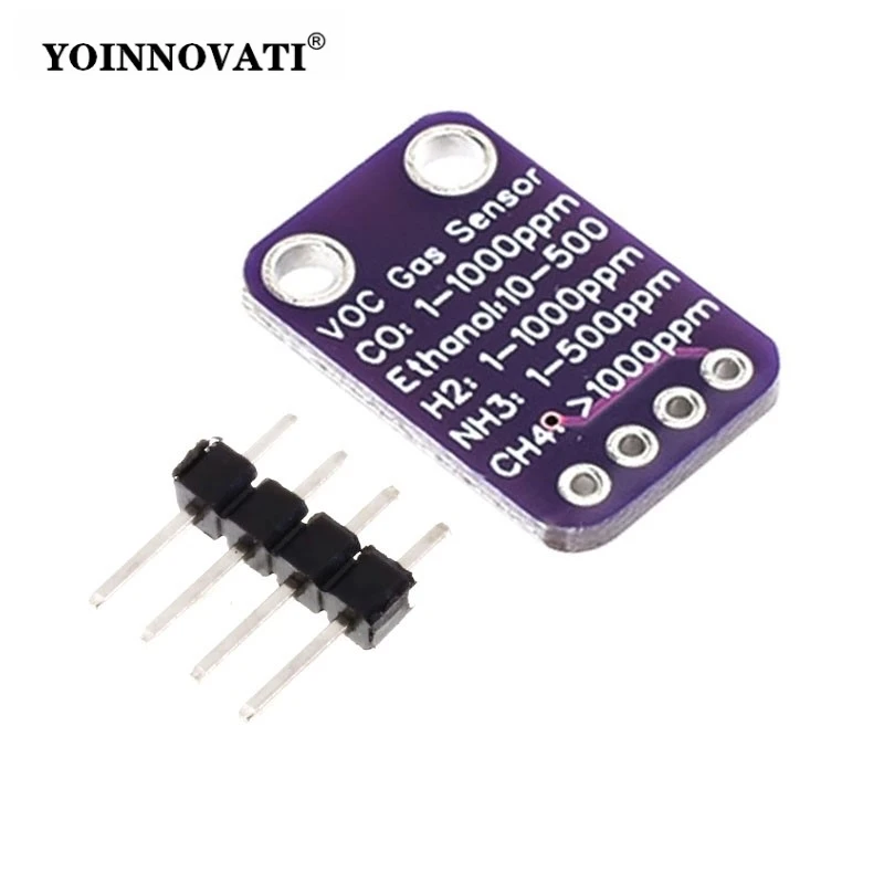 1pcs MICS-5524 Air Quality Gas Sensor Module Carbon Monoxide Hydrogen Methane Ethanol H2 CO MICS5524 Detection Board for Arduino