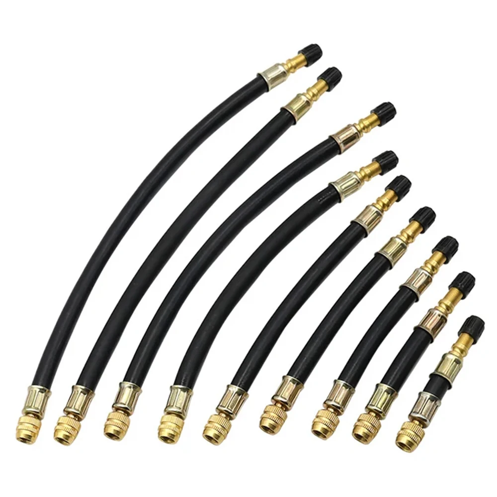1Piece Przedłużenie zaworu ciężarówki Elastyczne przedłużenie zaworu opony autobusu Gumowy przedłużacz trzpienia zaworu opony Adapter sutków opony
