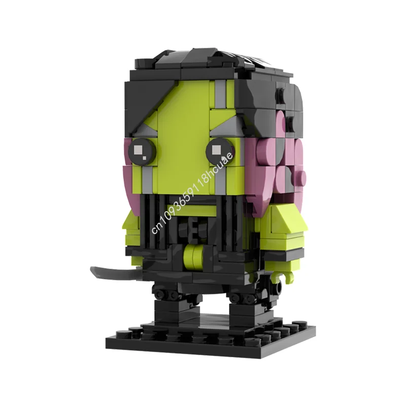 242 pz MOC Gamora Brickheadz Super Eroi Modello Building Blocks Costruzione Regali Di Natale Giocattolo Creativo Idea Educazione Per Bambini
