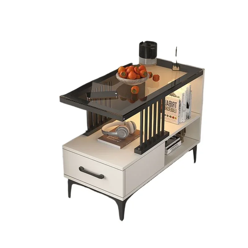 

Light luxury high-end sofa side cabinet, side few small coffee tables, simple modern creative storage table