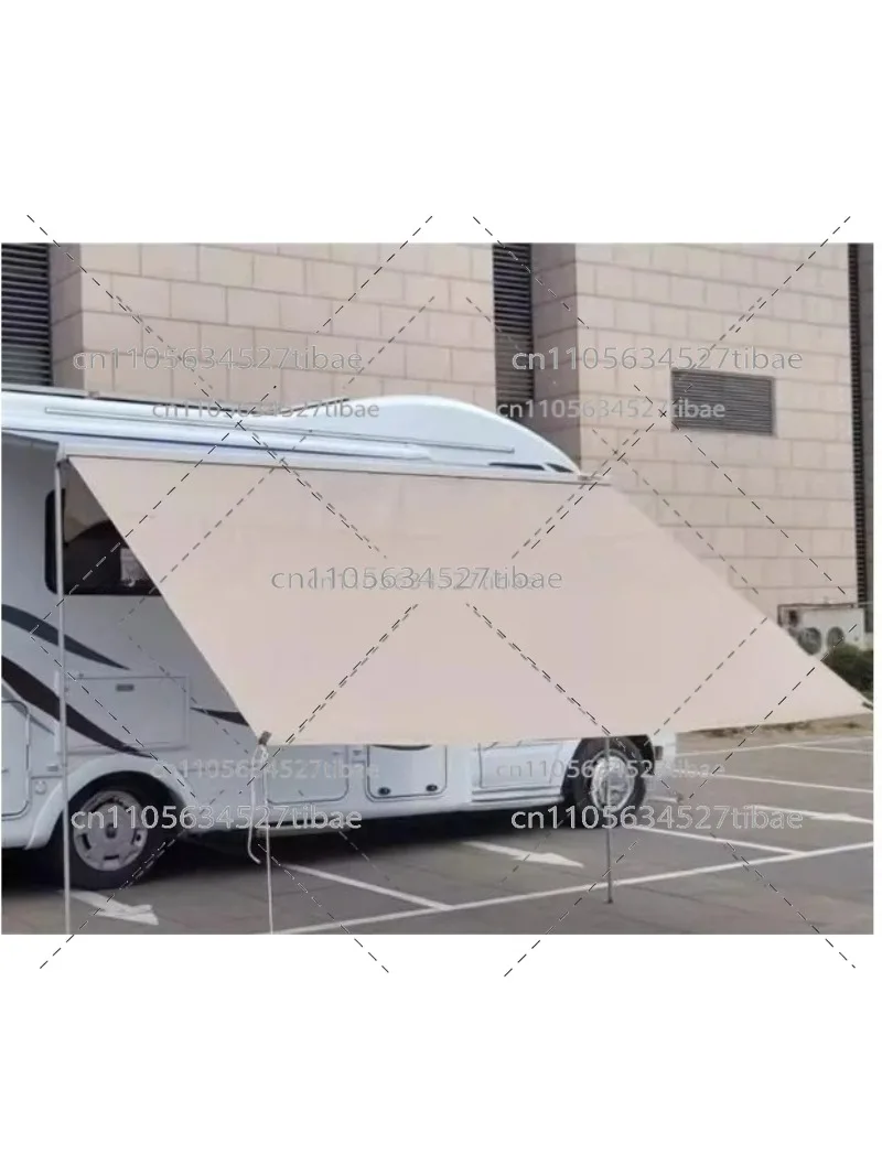 Outdoor Car Side Awning | Retractable RV Side Canopy | Waterproof Oxford Fabric Expandable Car Sunshade