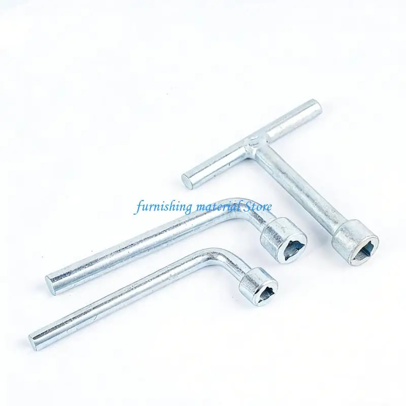 Y5GD Ergonomic Handle Metal Construction Triangular Head Wrenches with 2 Size For Elevator Lift Door Bolt Tightening