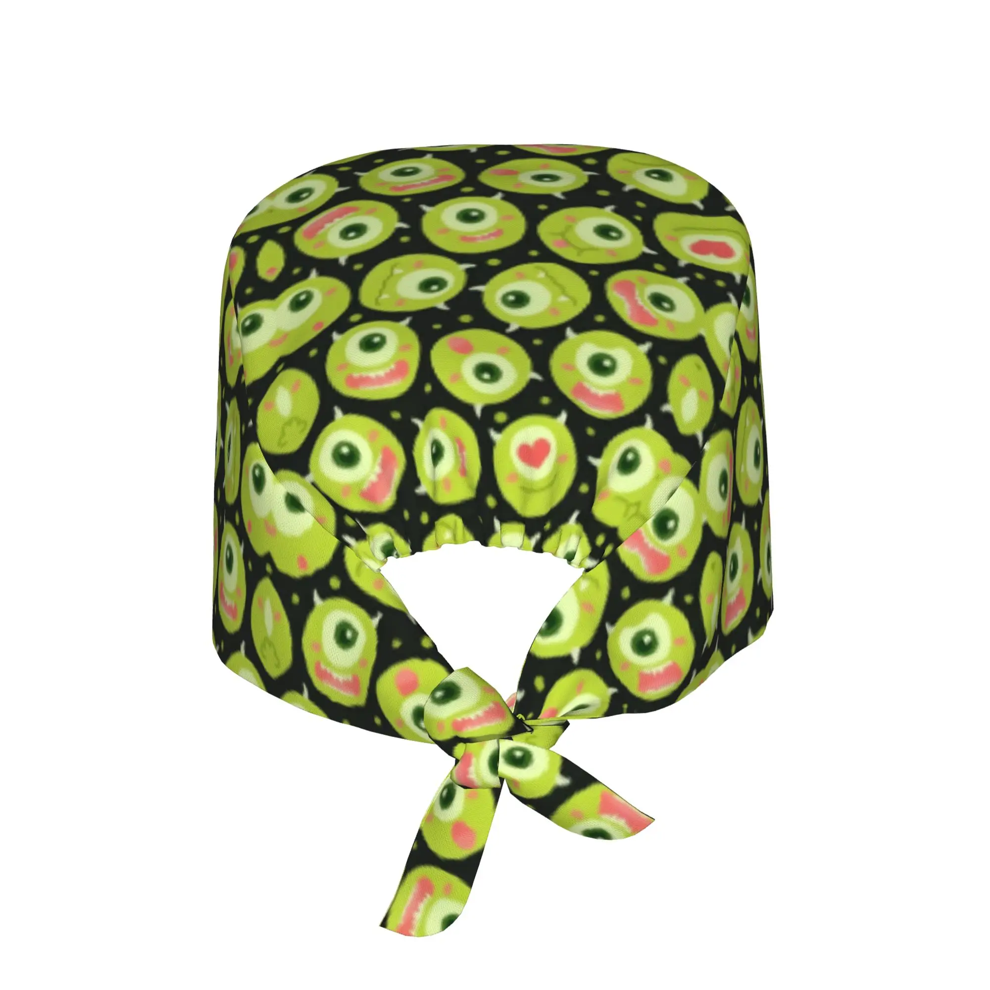 Custom Monsters Anime Universitye Medical Staff Scrubs Hat Men Women Cartoon For Chef Hat Scrub Caps