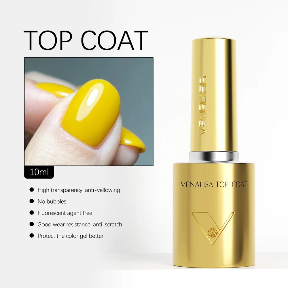 10ml Venalisa TPO Gratis Nagelgel Polish Bloedrood Semi Transparant Semi Permanent Vegan Soak Off UV LED Ronde Vorm Borstelgel